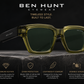 Ben Hunt Luxury Acetate Sunglasses for Men – UV400 Polarized Lens