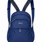 Silver Lightweight Water-Resistant Backpack for  Women  | School, College, Office & Travel Bag | Multiple Compartments |
