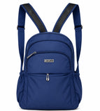 Silver Lightweight Water-Resistant Backpack for  Women  | School, College, Office & Travel Bag | Multiple Compartments |