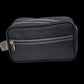 Silver Travel Toiletry Bag for Men & Women | Water-Resistant Shaving Kit Organizer | Multi-Compartment Cosmetic & Grooming Pouch with Zipper | Portable Wash Bag | Grey nd blue