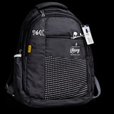school bag for boys   | Water-Resistant College & Office Bag | Travel Backpack with Multiple Compartments & Side Bottle Pockets | Black