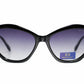 BEN HUNT Women's Cat Eye Sunglasses | UV400 Gradient Grey Lenses | Premium Black Frame | Lightweight Fashion Eyewear for Driving, Travel & Outdoor Use