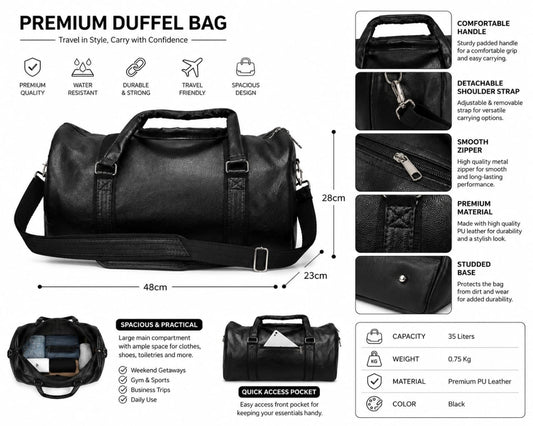 Premium Travel Duffle Bag