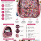 Carrierry Floral Print School Backpack for Girls & Women | Lightweight Water-Resistant College Bag | Spacious Casual Travel Backpack with Multiple Compartments |