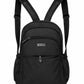 Silver Lightweight Water-Resistant Backpack for  Women  | School, College, Office & Travel Bag | Multiple Compartments |