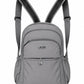 Silver Lightweight Water-Resistant Backpack for  Women  | School, College, Office & Travel Bag | Multiple Compartments |