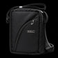 Silver Crossbody Sling Bag for Men & Women | Water-Resistant Shoulder Messenger Bag | Compact Travel Side Bag with Multiple Zipper Pockets | Daily Use Office & Casual Bag | Light Blue nd black