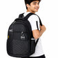 school bag for boys   | Water-Resistant College & Office Bag | Travel Backpack with Multiple Compartments & Side Bottle Pockets | Black