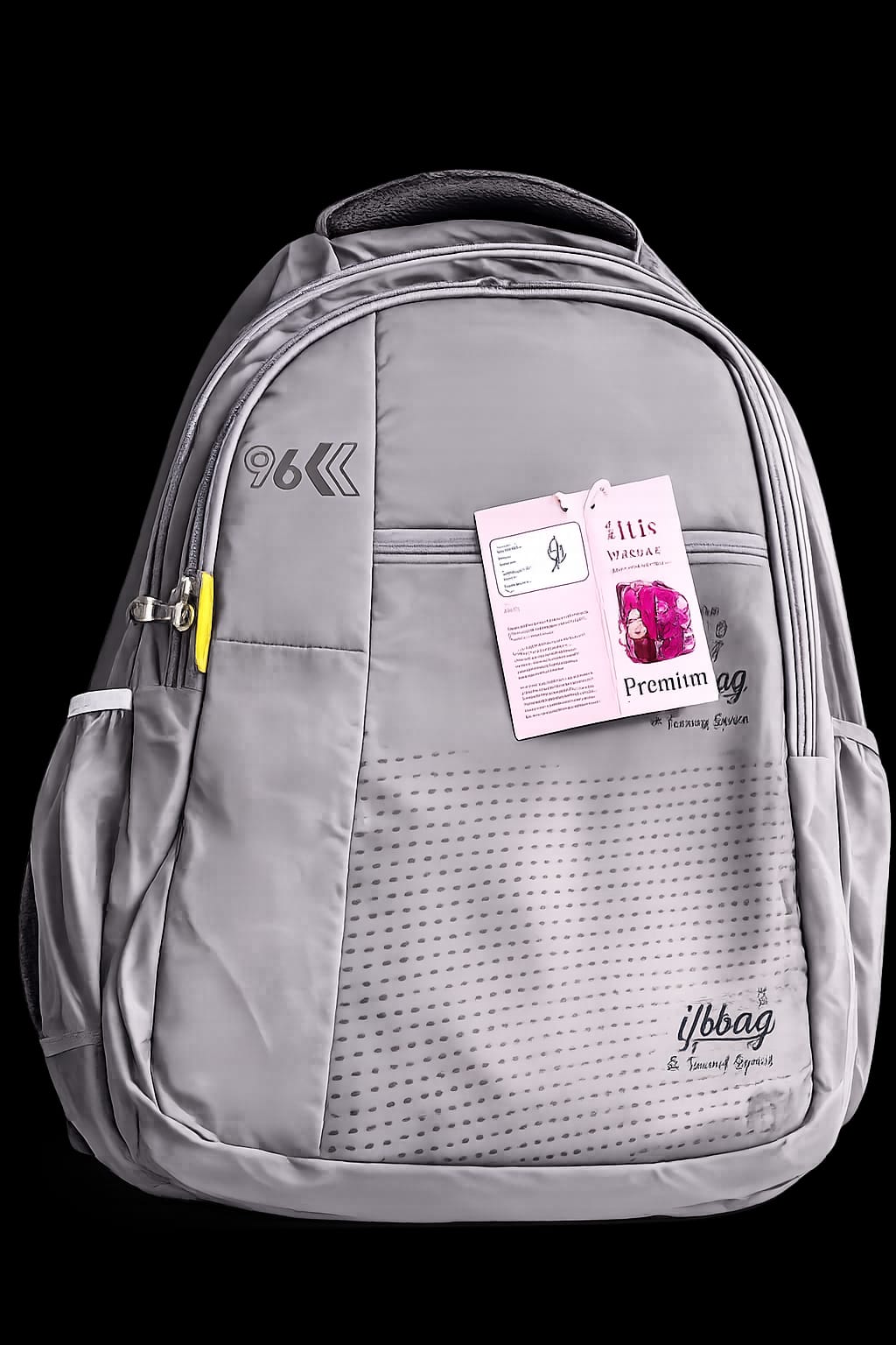 school bag for boys   | Water-Resistant College & Office Bag | Travel Backpack with Multiple Compartments & Side Bottle Pockets | Black