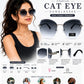 Women's Rimless Oversized Square Sunglasses – UV400 Protection, Grey Gradient Lenses, Silver Metal Frame, Lightweight Fashion Sunglasses for Driving, Travel & Outdoor Wear